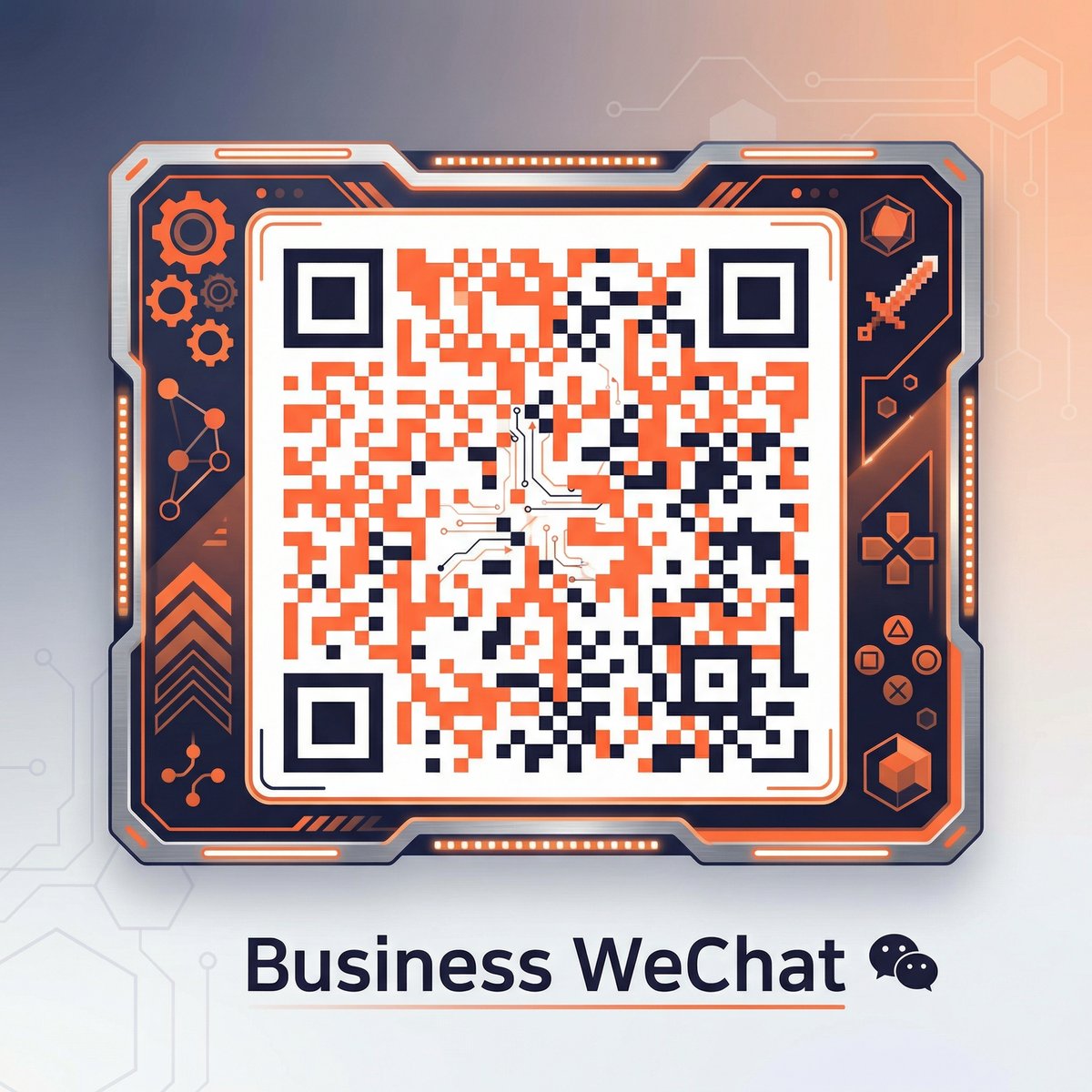 蘑菇视频商务二维码